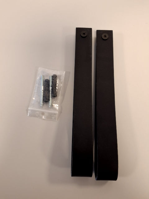 By lassen knage i læder 2 stk